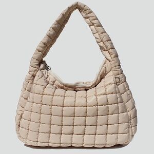 STREET LEVEL Cleo Slouchy Quilted Tote